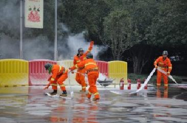 5001拉斯维加斯科技参与长沙高新区首届微型消防站技术交锋 